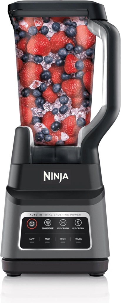 Ninja Professional Plus Blender with 1400-watt motor, Auto-iQ technology, and 72-ounce pitcher for smoothies and meal prep.